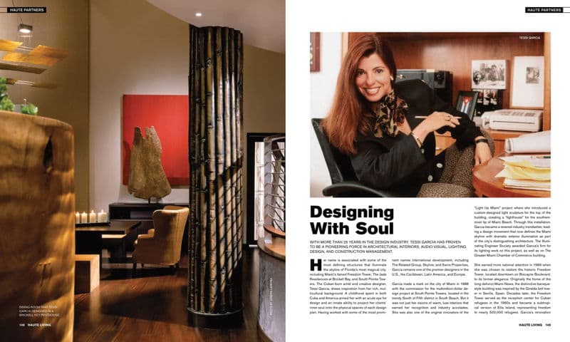 featured image for story, Haute Living Magazine - Designing with Soul